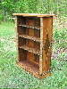 rustic bookcase, custom rustic furniture, rustic